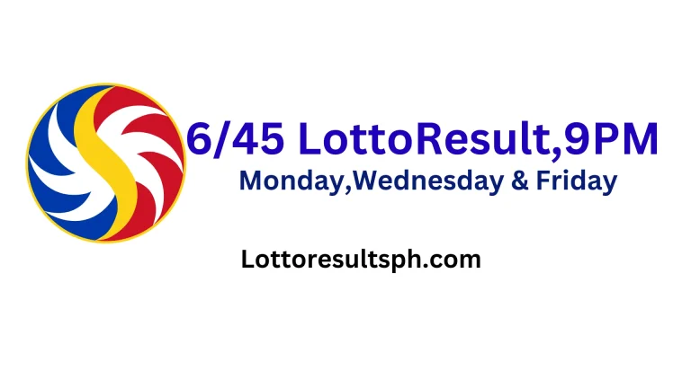 6/45 Lotto Result Today, History And Summary 2024